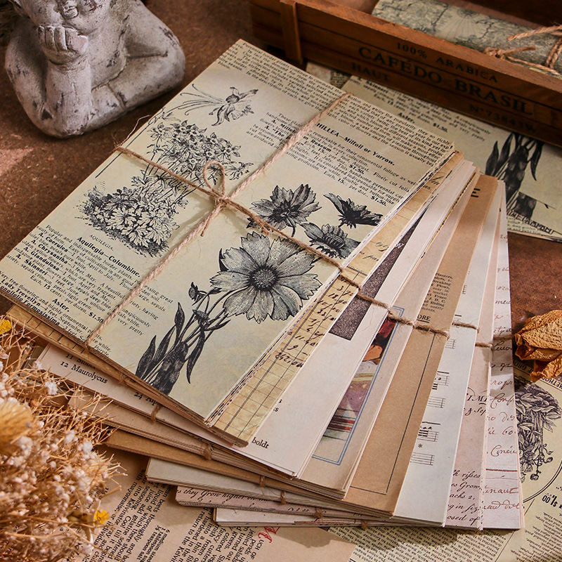 30 sztuk Vintage papier do scr – Vintage Junk Journal Scrapbooking Paper recenzja i cena