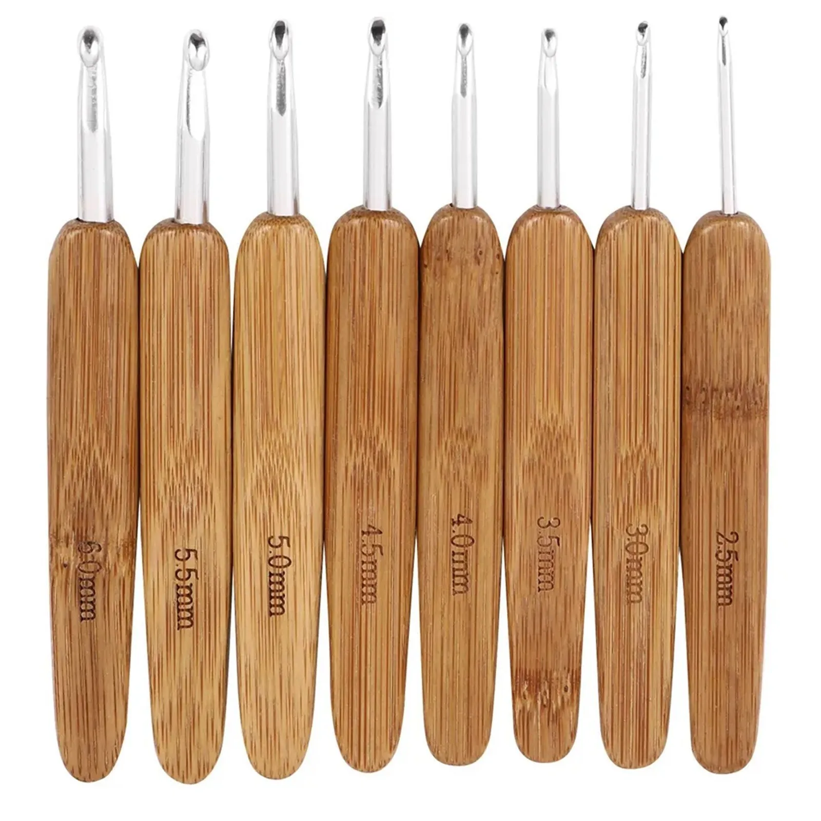 Zestaw rzemieślniczych szydełe – Wooden Crochet Hooks Ergonomic Handle recenzja i cena