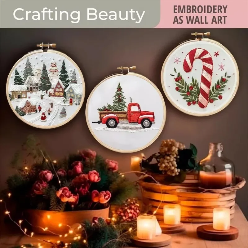 Zestaw startowy do haftu ręczn – Cross Stitch Stamped Kits Beginners recenzja i cena