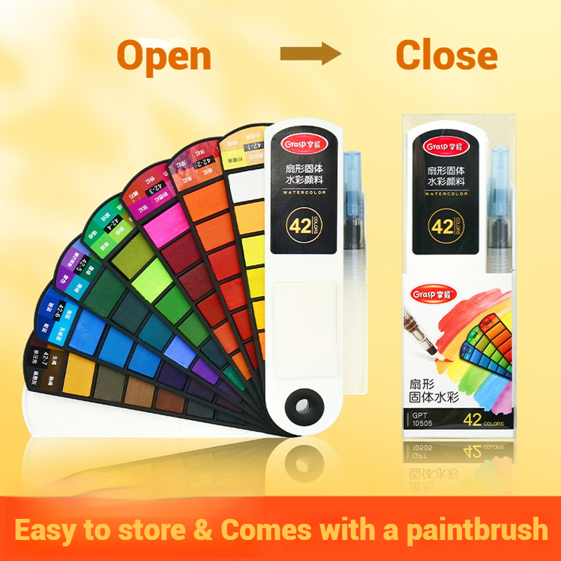Zestaw farb akwarelowych 18/24 – Watercolor Paint Set Solid Pigment recenzja i cena