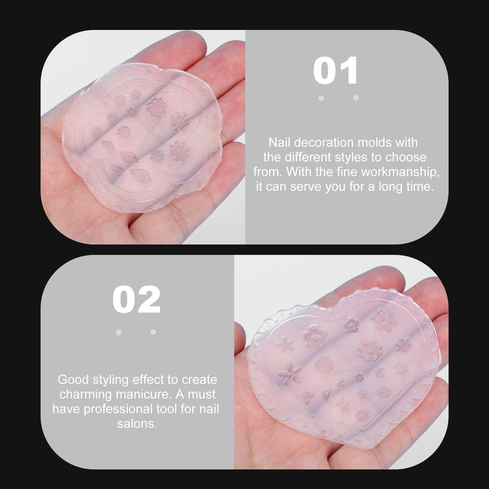 3-częściowy zestaw wielokrotne – Silicone Epoxy Resin Molds Set recenzja i cena